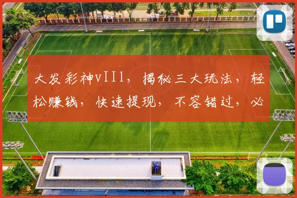 大发彩神vIIl，揭秘三大玩法，轻松赚钱，快速提现，不容错过，必看攻略